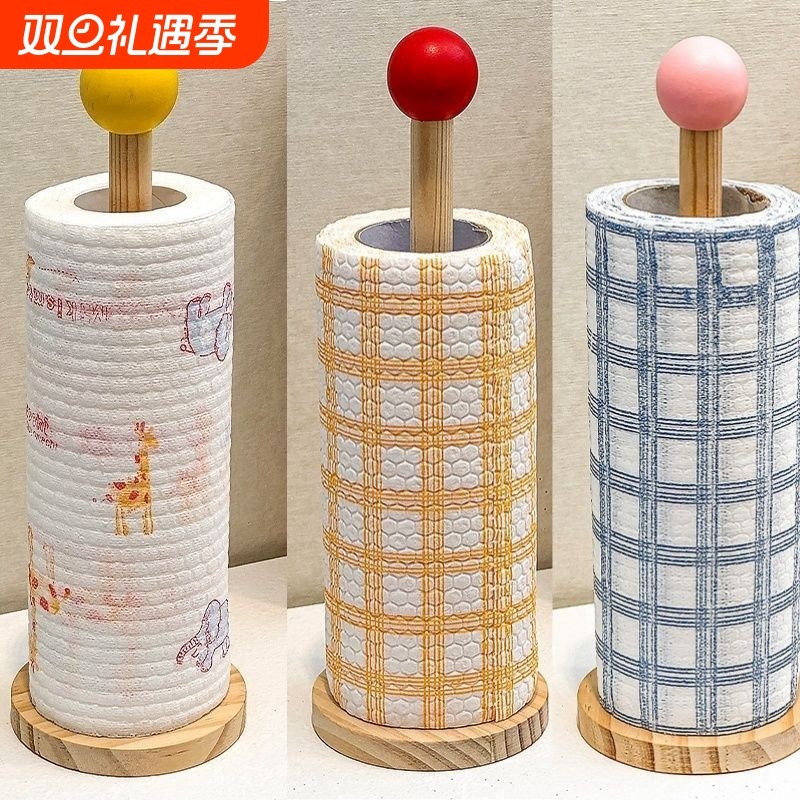 厨房纸巾架懒人抹布挂架卷纸架保鲜膜架一次性抹布厨房用纸卷筒架