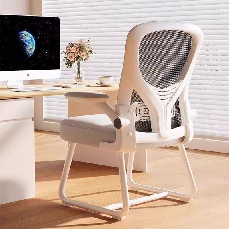 办公椅子舒适久坐电脑家用书房弓形椅写字椅子学习书桌椅职员座椅