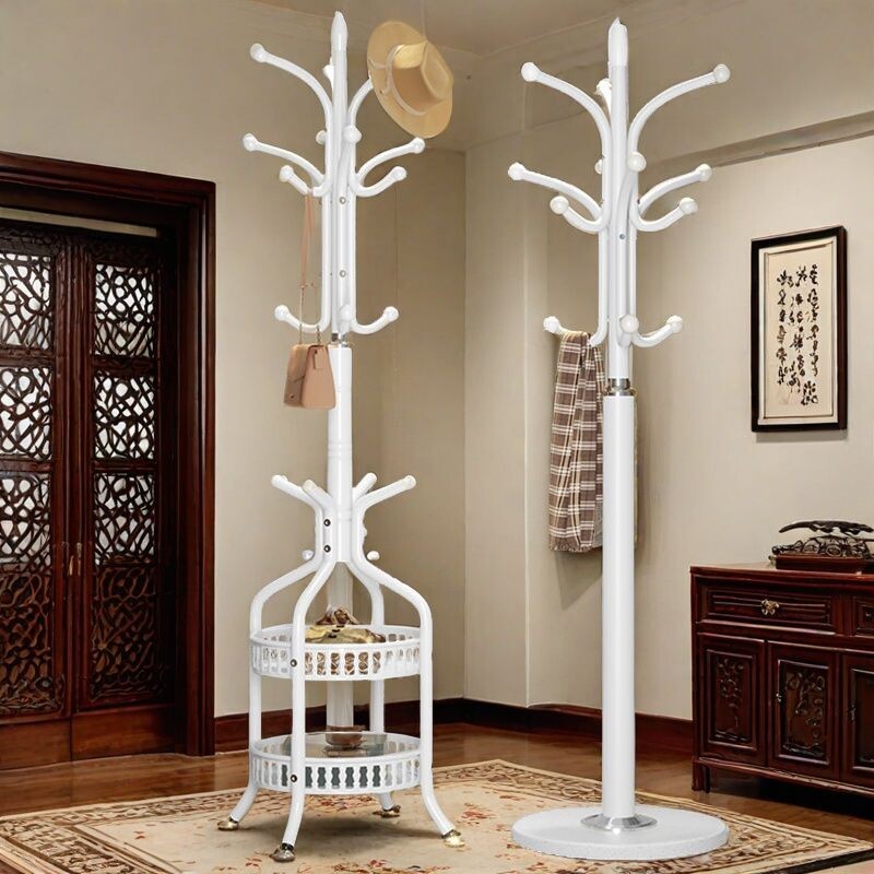 简约衣帽架落地卧室挂衣架网红立式衣服架子客厅挂包架家用晾衣架