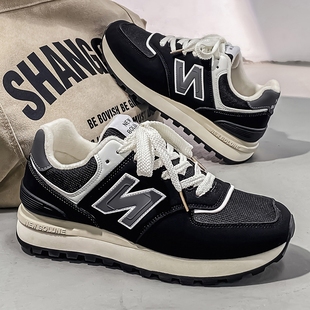 BOLUNE 情侣潮流百搭阿甘鞋 新百伦男女鞋 厚底休闲运动鞋 秋季 NEW