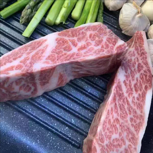 包邮2斤澳洲m9牛小排雪花和牛肉霜降谷饲原切金凤凰清真奶香牛排