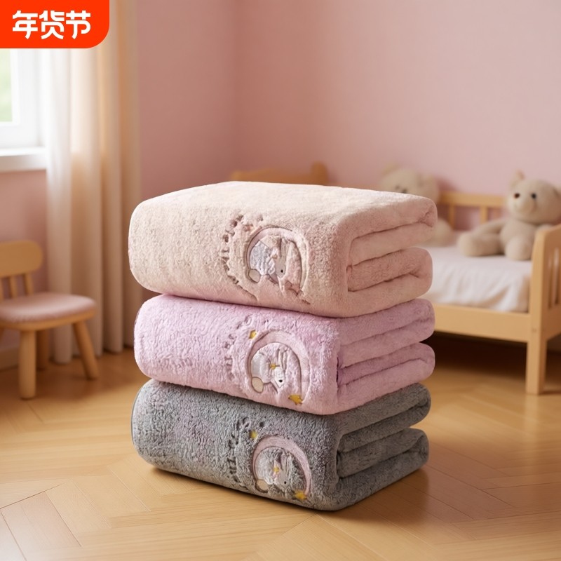 浴巾家用非全棉吸水速干不易掉毛巾男女情侣款冬可穿可裹大巾全身