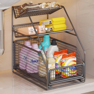 卫生间下水槽置物架浴室可抽拉