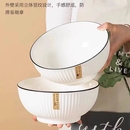 家用盘子简约碗盘筷组合乔迁2025新款 高颜值碗碟套装 陶瓷餐具山田