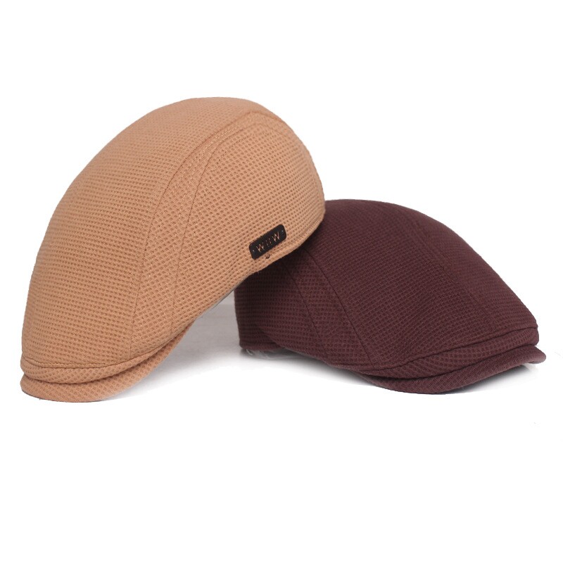 冬帽 男女 前进帽 加厚棉质鸭舌帽 韩版外贸贝雷帽 冬季保暖帽子