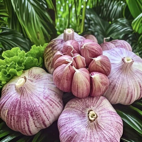 【突然降价】大蒜头3斤干蒜金乡紫白皮大蒜干蒜特大新鲜大蒜包邮