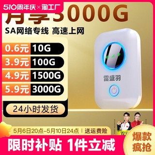 新款5g随身wifi移动无线网络wifi三网千兆双频全网通高速流量免插卡便携wilf4g手机宽带无线网卡套餐网速科技