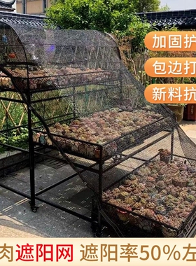黑色三针植物遮阳网 户外多肉防晒绿植园艺用