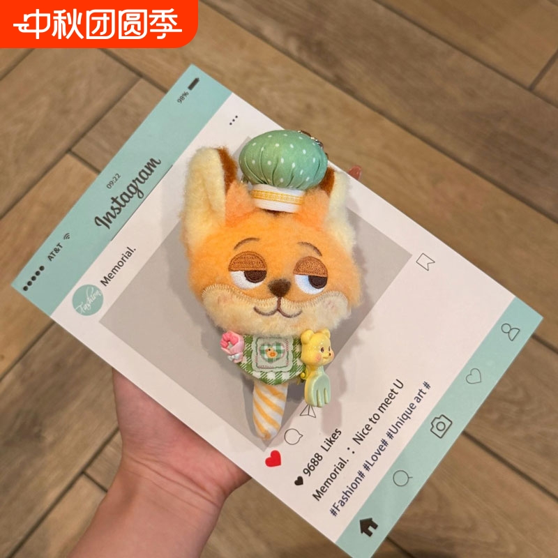 【迷你动物城】可爱毛绒挂件包包配饰钥匙扣车载挂件创意书包挂饰