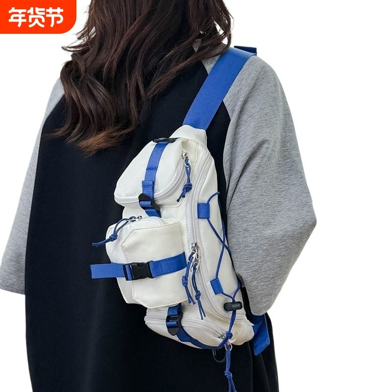 新款轻便滑板休闲复古斜挎胸包女日系原宿ins小众潮流运动百搭,箱包皮具/热销女包/男包,通用款女包,淘宝优惠券,粉丝福利购,淘宝优惠卷