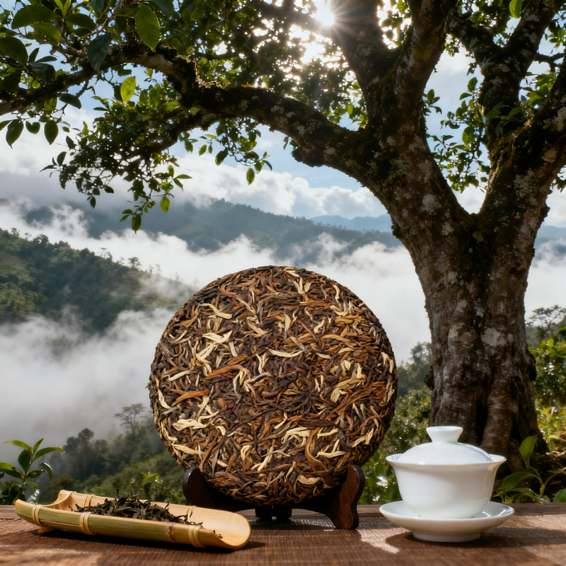 老树普洱茶西双版纳勐海普洱生茶云南大叶种晒青毛茶200g357g