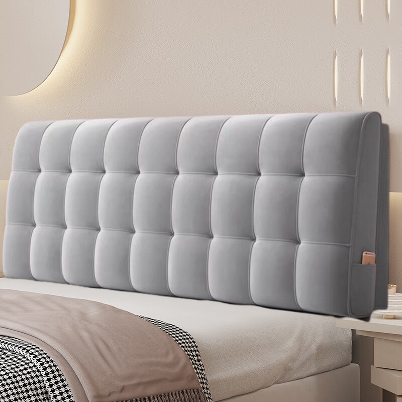 网红新款床头靠垫靠背软包榻榻米床靠大自粘靠枕床罩床上垫无板可