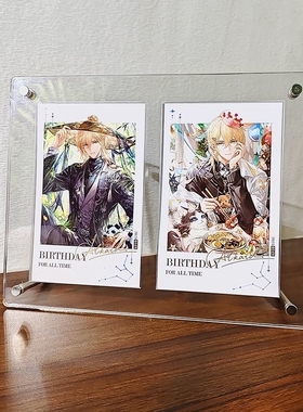 拍立得亚克力相框谷美展示架收纳可放多张时周边收纳相卡框架小卡