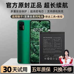 角能适用坚果pro3电池原装 OS105手机pro2s大容量OE106锤子坚果3更换坚果r1魔改坚果r2原厂DT1901A pro2特别版