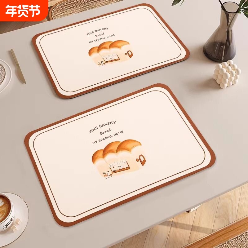 新款皮革餐垫餐桌垫防水防油隔热家用碗垫高级感桌布桌面法式防滑