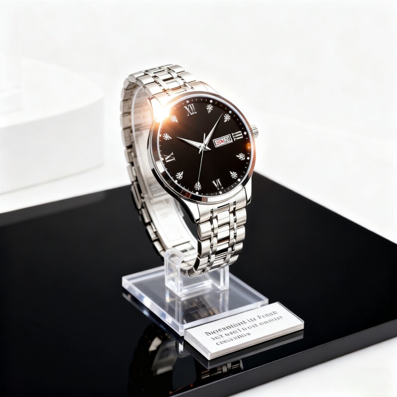 镂空男士手表男正品名牌全自动非机械表钢带男款商务防水石英腕表