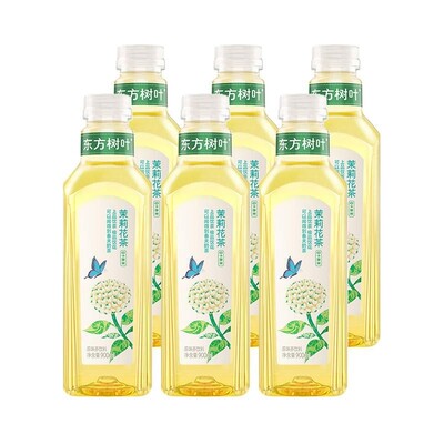 东方树叶茉莉花茶900ml*6瓶装0糖0卡0脂饮料农夫山泉无糖饮品整箱