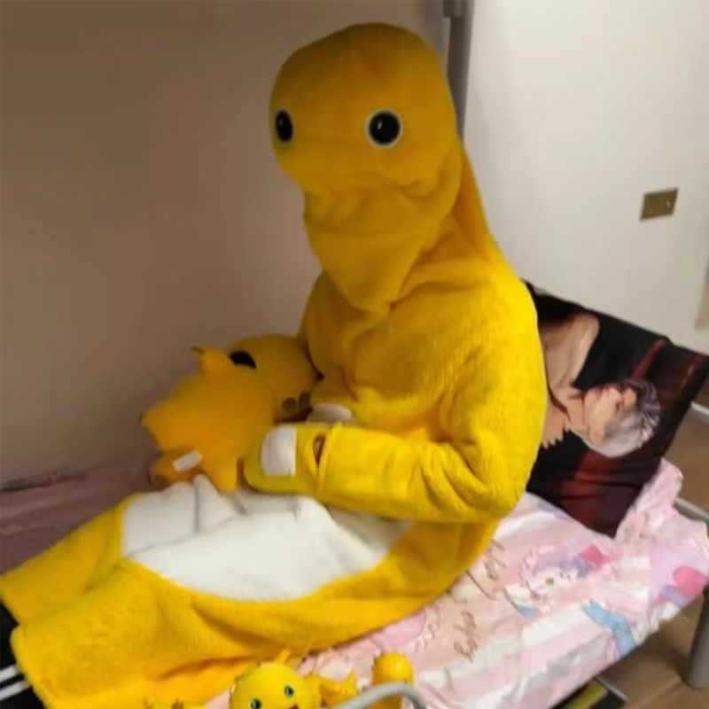 男女通用法兰绒卡通休闲居家保暖