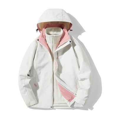 冬季冲锋衣男女同款户外登山服三合一可拆卸内胆防风防水抗寒