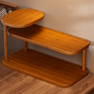 桌面杯子收纳置物架办公室工位桌上餐桌台面多层水杯小型架子桌子