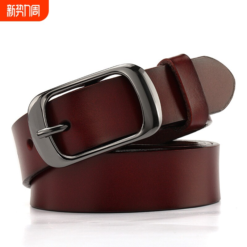 皮带女真皮时尚加长纯牛皮裤腰带女士简约休闲百搭大码厂家批发