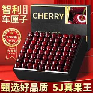智利桑提娜车厘子5斤当季水果包邮大樱桃4j5j礼盒装实用年货节