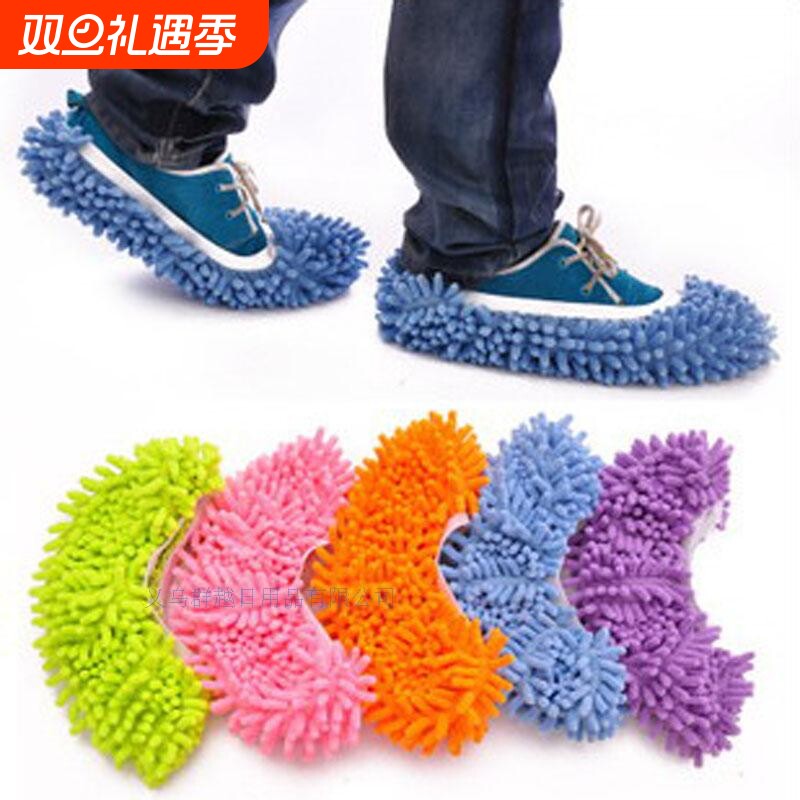 脚踩拖地抹布儿童擦鞋拖把拖布鞋套扫地扫把袜子