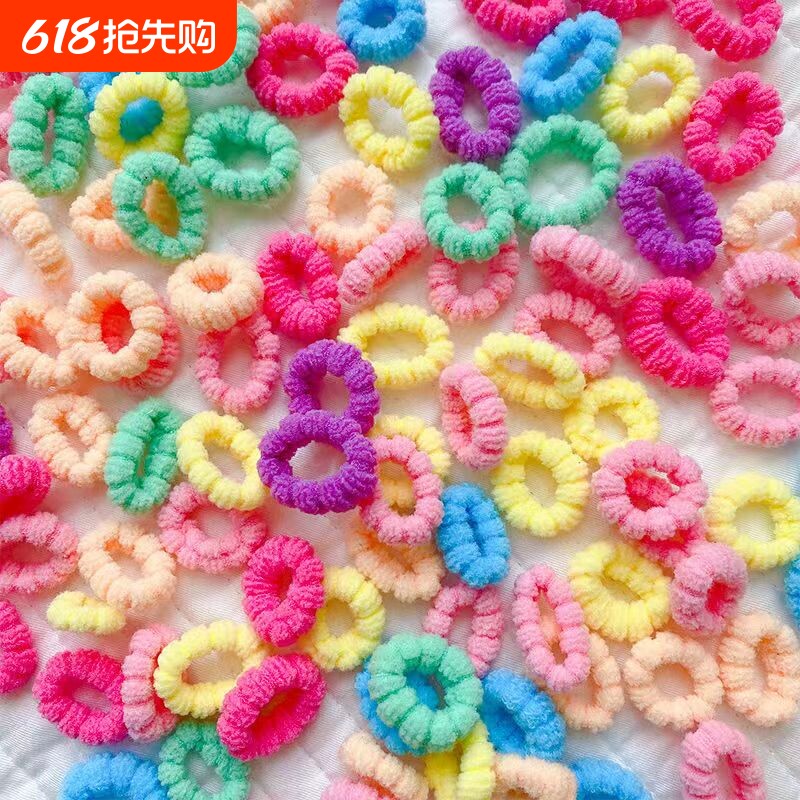 宝宝高弹力橡皮筋扎头发儿童不伤发毛巾发圈女童新款皮筋头绳发饰