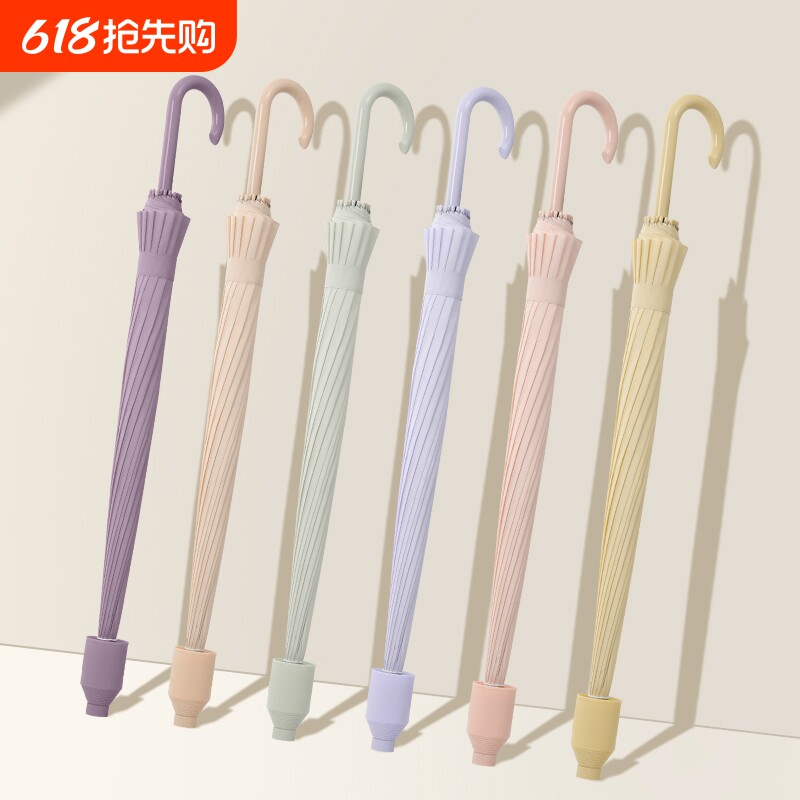 长柄雨伞女防水套加大加厚加固双人半自动晴雨两用女学生车载暴雨