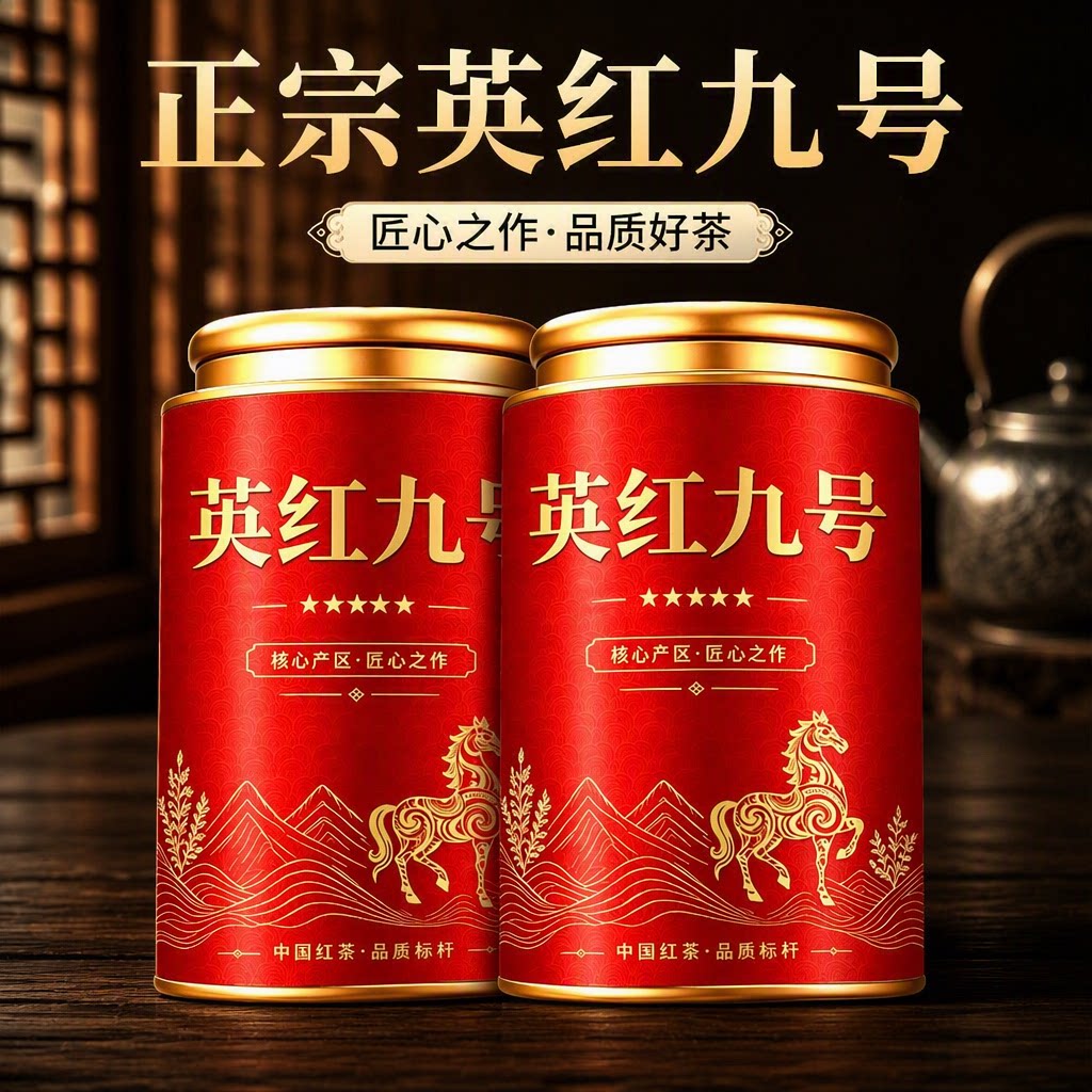 英红九号红茶浓香型正宗英德红茶茶叶自己喝送礼散茶试喝蜜香冷泡