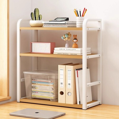 可调层高置物架桌面收纳多层书架