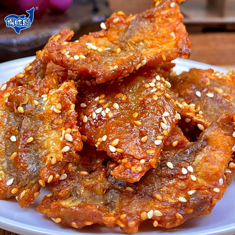 小鱼干蜜汁香辣红娘鱼即食鱼干麻辣小鱼仔福建特产零食休闲食品