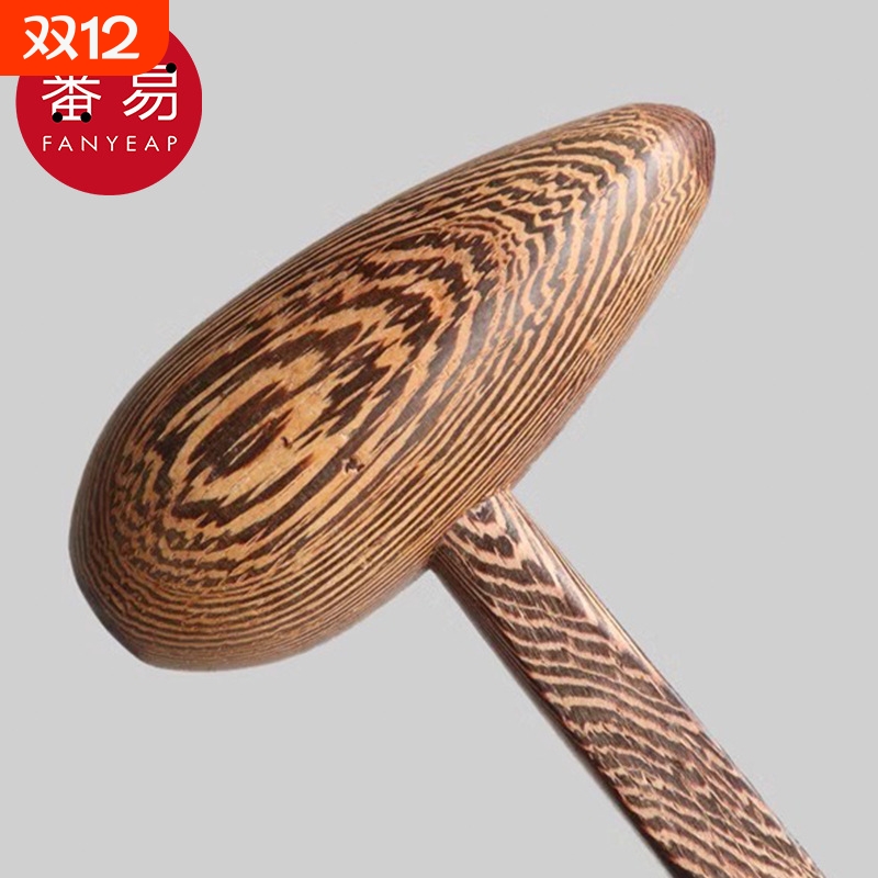 按摩锤/木AB1sn0-鸡翅木质按摩锤敲打全身经络肩颈拍打棒敲背锤