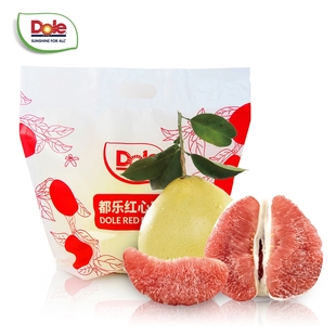需放置辞水 都乐Dole 收到皮厚 柚香浓郁 国产红心蜜柚
