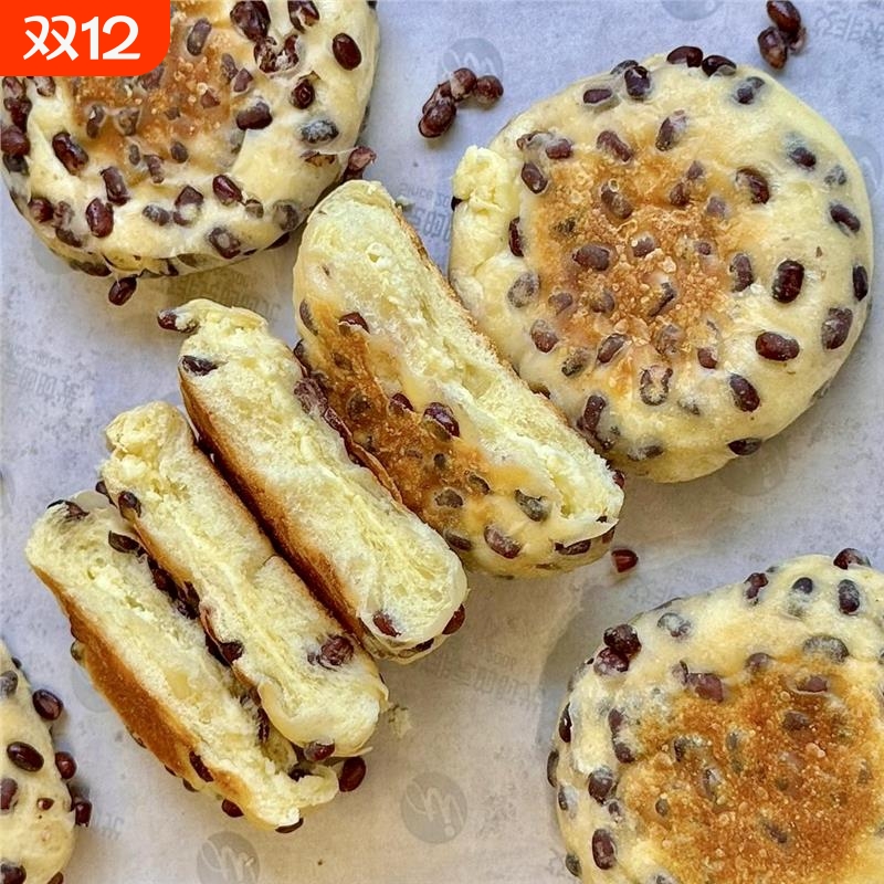 红豆乳酪包奶酪面包巧克力夹心软面包早餐夜宵整箱零食流心面包