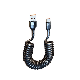 快冲冲100W弹簧快充数据线typec1.5米单条装