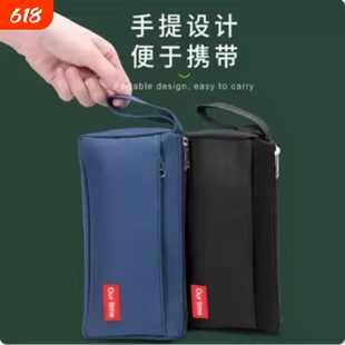 大容量笔袋文具盒男女孩款小学生铅笔盒耐磨耐用轻便帆布初中高中简约日系运动风高颜值儿童文具笔袋耐脏