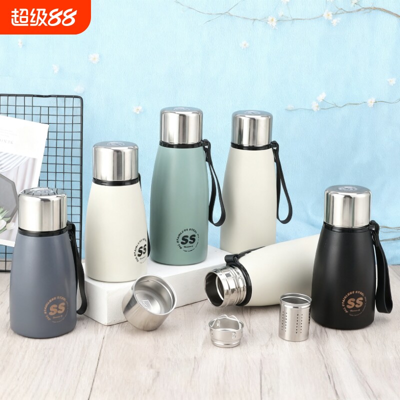 椰果猴316食品级不锈钢可乐瓶男女冬季户外便携式大容量保温水瓶