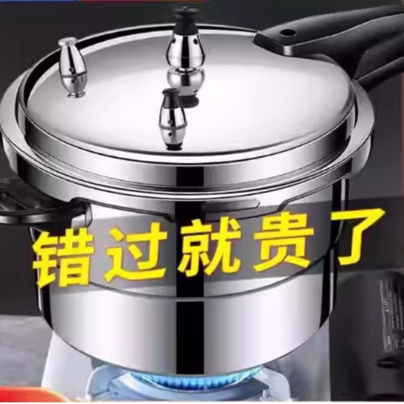高压锅家用燃气电磁炉通用小型防爆迷你小号压力锅