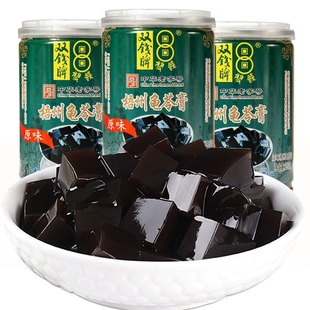 双钱牌梧州龟苓膏罐装250克正宗广西特产原味非果冻