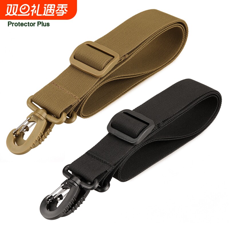 单肩包肩带便携户外斜挎包背包加宽加厚可调节户外战术水壶配件带