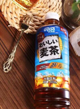 达亦多DyDo大麦茶绿茶饮料600ml*15瓶整箱无糖00卡茶饮料茉莉瓶装