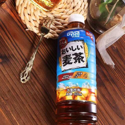 达亦多0糖0卡0脂饮品DyDo大麦茶绿茶饮料600ml瓶装茶饮料茉莉无糖