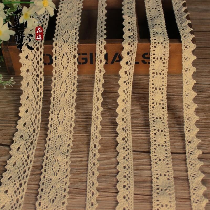 纯棉加厚蕾丝花边辅料手工布艺镂空桌布窗帘拼接装饰宽花边