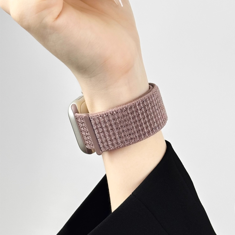 适用iwatch10/S11 42MM表带苹果手表S9/6/3/2/1编织男女款applewatch8尼龙7新款腕带46MM