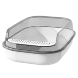 Ящик для кошачьего туалета, большой туалетный лоток, принадлежности для кошек, большой закрытый кошачий туалет, полностью автоматическое предотвращение брызг воздуха.