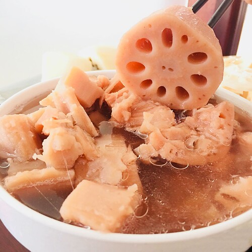 明火燃气高压锅炖新鲜上市正宗莲藕现挖藕带泥藕煲汤粉藕炖汤藕