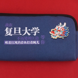 生肖国潮风卡通霸气龙头胸针别针男士 龙年配饰学生徽章礼物本命年