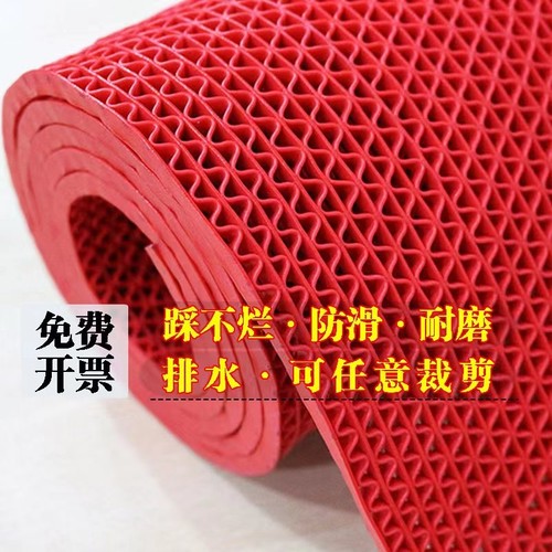 pvc塑料网格浴室垫漏水防滑地垫