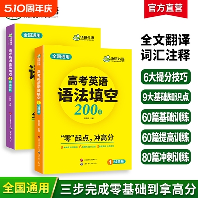 华研外语高考英语语法填空